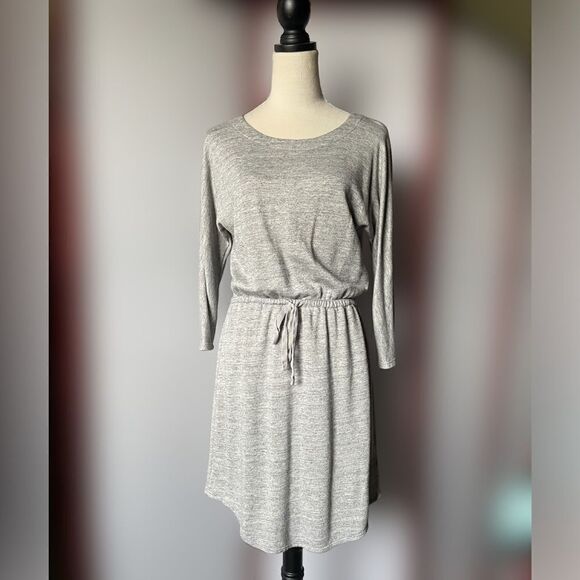 Old Navy Heather Gray Sweatshirt Dress with Elastic Waistband (Size: Small) - Picture 10 of 10